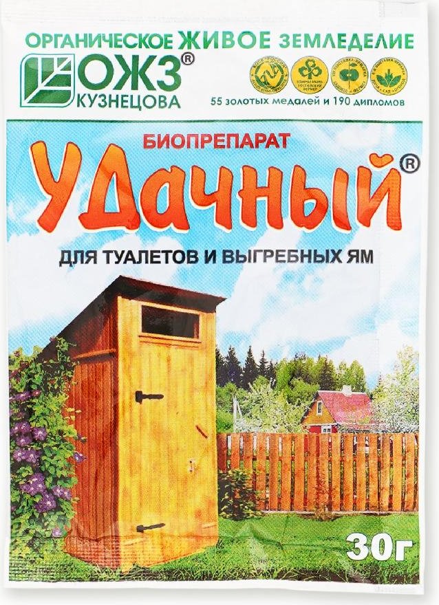 

Жидкость для биотуалетов ОЖЗ Кузнецова Удачный (30 г)