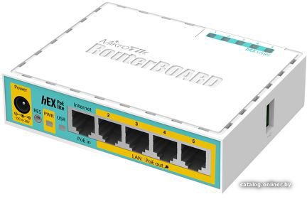 Маршрутизатор Mikrotik hEX PoE lite [RB750UPr2]