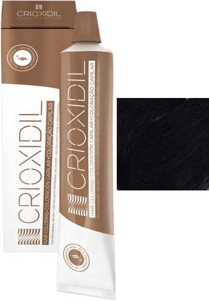 Крем-краска для волос Crioxidil Silk Color 1.88tc иссиня-черный