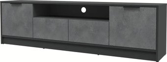 Тумба Интерлиния ТВ Концепт КТ-ТВ4-50 (бетон портленд/антрацит)