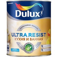 Краска Dulux Ultra Resist Для кухни и ванной BW 1 л (белый матовый)