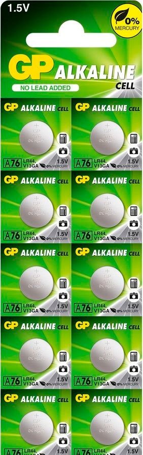 

Батарейка GP Alkaline A76 10 шт