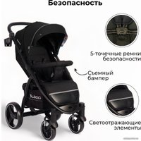 Коляска прогулочная «книга» Bubago Cross City BG 117-2 (черный)