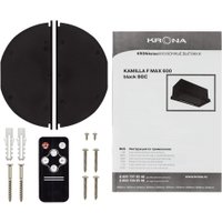 Кухонная вытяжка Krona Kamilla F MAX 600 black SGC AO КА-00009800 (черный)