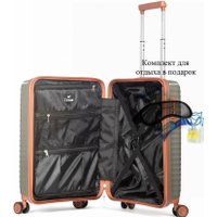 Чемодан-спиннер L'Case Seoul-S 39 л (темно-серый)