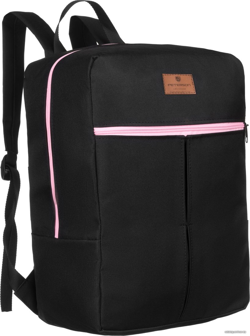 Городской рюкзак Peterson PTN PP-BLACK-PINK (черный/розовый)