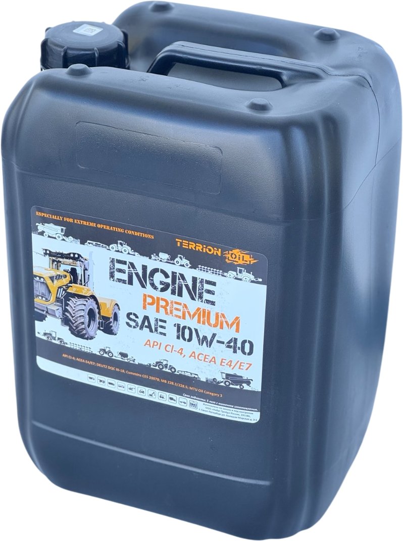 

Моторное масло Terrion Oil Engine Premium SAE 10W-40 20л