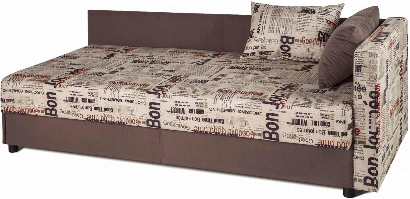 

Тахта Krones Эллада (велюр рисунок/коричневый)