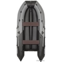 Моторно-килевая лодка Пилот 340 ЖС (серый/черный)