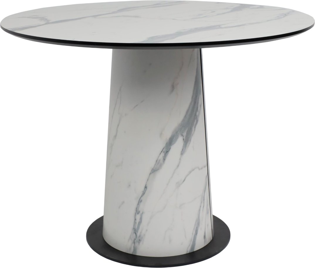 

Кухонный стол Lepremo AV 1317 HPL+МДФ 1000 (мрамор белый/черный)