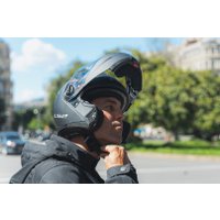 Мотошлем LS2 FF908 Strobe 2 (M, черный матовый)