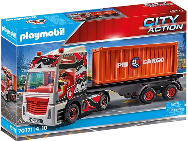

Конструктор Playmobil PM70771 Грузовик с грузовым контейнером