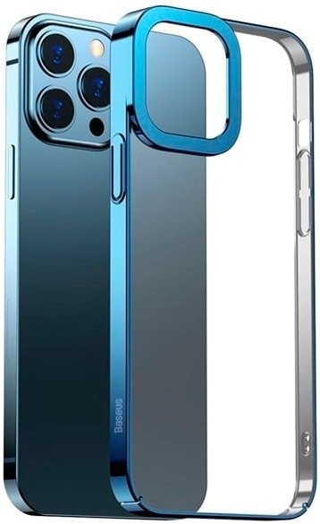

Чехол для телефона Baseus Glitter для iPhone 13 Pro Max (голубой)