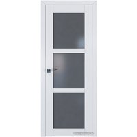 Межкомнатная дверь ProfilDoors 2.13U L 60x200 (аляска, стекло графит)