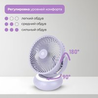 Вентилятор Evolution AirLeaf AL-102 (фиолетовый)
