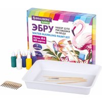 Набор для рисования BRAUBERG HOBBY ЭБРУ 40 картин А4 665354 в Гомеле
