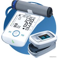 Пульсоксиметр Beurer PO 30 + тонометр BM 85