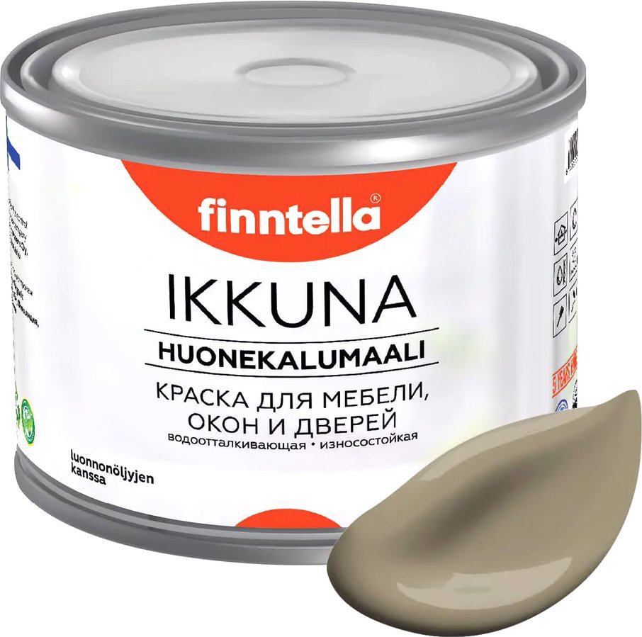 

Краска Finntella Ikkuna Ruskea Khaki F-34-1-9-FL086 9 л (коричневый хаки)