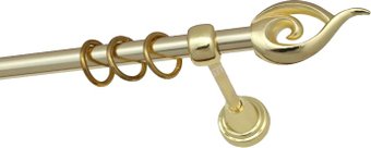 Lm Decor Наутилус (золото, гладкая, 2м 16мм, 1 ряд)