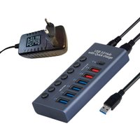 USB-хаб USBTOP USB Type-A - 6xUSB Type-A/1xUSB Type-C 559234