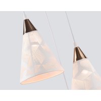 Подвесная люстра Ambrella light Traditional TR8433/3 WH/FGD (белый/золото)