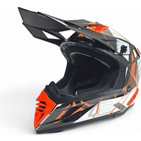 Мотошлем AIM RH855 Carbon Razor RH855R-DWR-L (L, белый/красный)