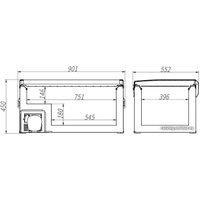Компрессорный автохолодильник Alpicool BD85 (без адаптера 220В)