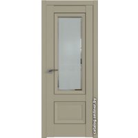 Межкомнатная дверь ProfilDoors 2.90U L 80x200 (шелгрэй, стекло square матовое)