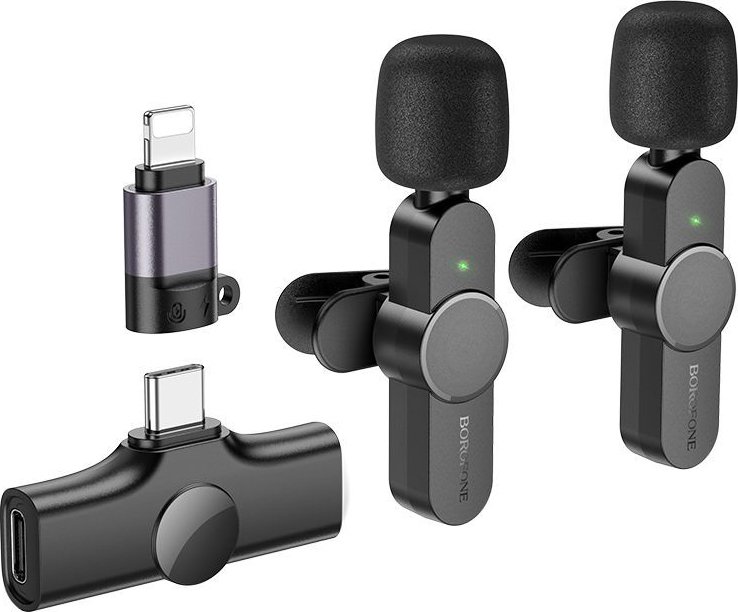 

Радиосистема Borofone BFK12 (USB Type-C/Lightning)