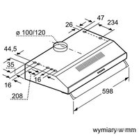 Кухонная вытяжка Bosch DHU665C