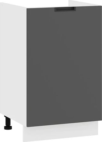 

Шкаф напольный Трия Гренада 1Н5М (белый/холст вулкан)