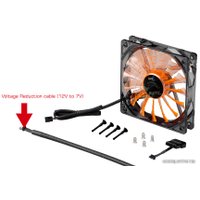 Вентилятор для корпуса AeroCool Shark Fan 140mm Evil Black Edition