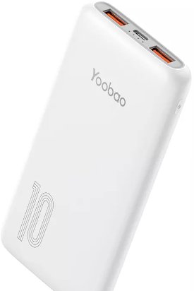 

Внешний аккумулятор Yoobao Power Bank 1D 10000mAh (белый)