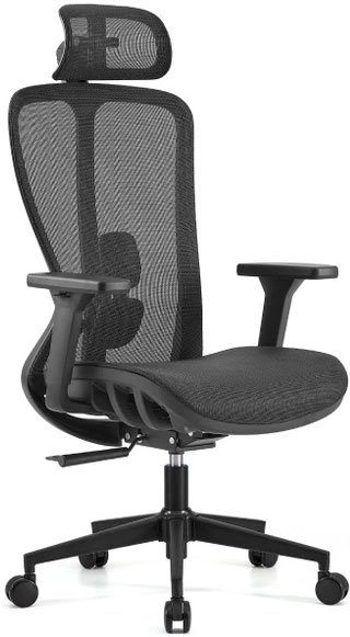 

Офисное кресло SPARX Fansil Plus Black (черный)