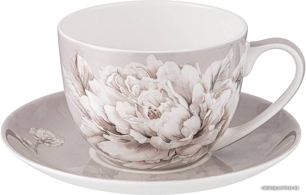 Чашка с блюдцем Lefard White Flower 415-2136