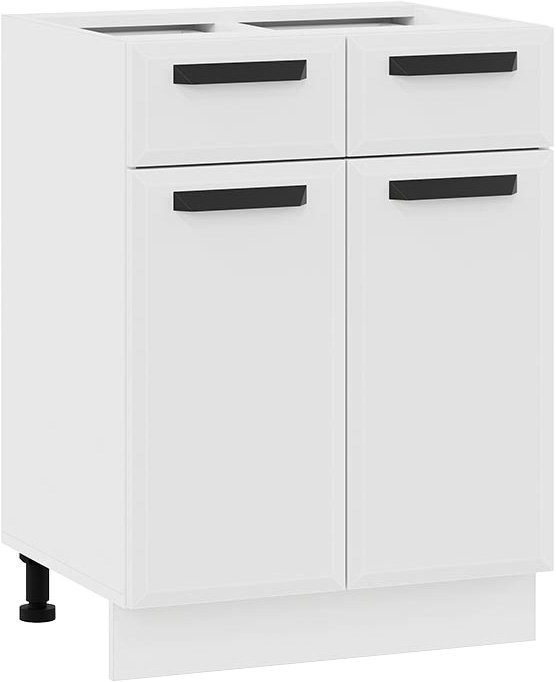 

Шкаф напольный Трия Тиана 1Н6Я1 (белый/белый супермат)