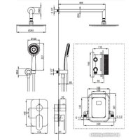 Душевая система  Deante Alpinia BXYZZGAM
