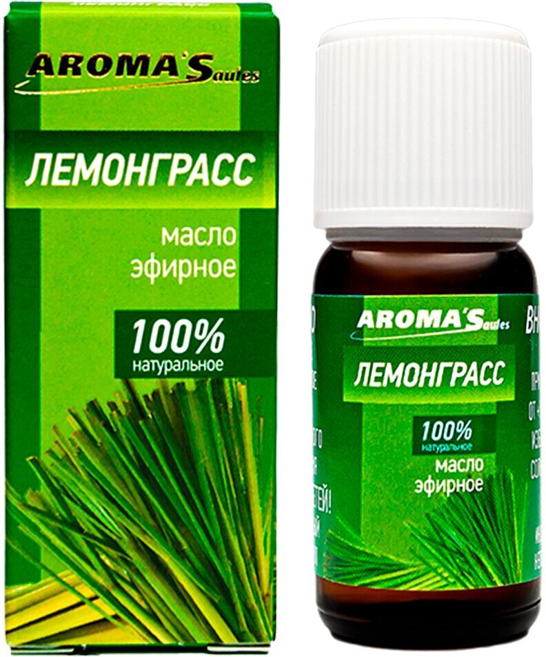 

Aroma Saules Эфирное масло Лемонграсс 10 мл