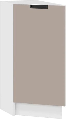 

Шкаф навесной Трия Гренада 1Н3Т (белый/холст латте)