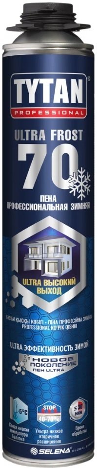 

Монтажная пена Tytan Professional Профессиональная зимняя 70 Ultra Frost 870 мл