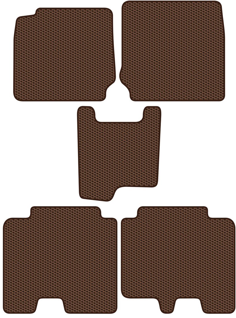 

Комплект ковриков для авто Alicosta Isuzu MU-X III (suv) 2021 - Н.В. (коричневый, сота)