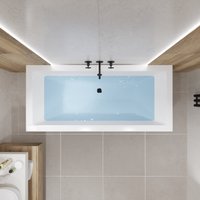 Ванна Lauter Oasis 190х90 21203090 (с ножками и лицевым черным экраном)