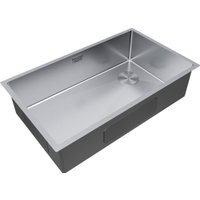 Кухонная мойка Paulmark NEXT-SKEW 74 Uni PM887444-BS (стальной/брашированная сталь)