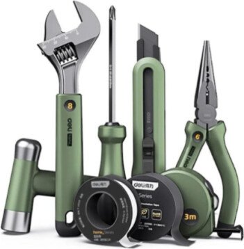 

Набор домашнего мастера Deli EHT0008L (8 предметов)