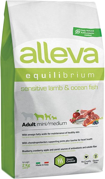 

Сухой корм для собак Alleva Equilibrium Sensitive Lamb & Ocean Fish Mini/Medium (Ягненок с океанской рыбой) 2 кг