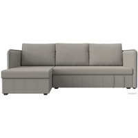 Угловой диван Лига диванов Слим левый 121147L (рогожка Амур, бежевый)