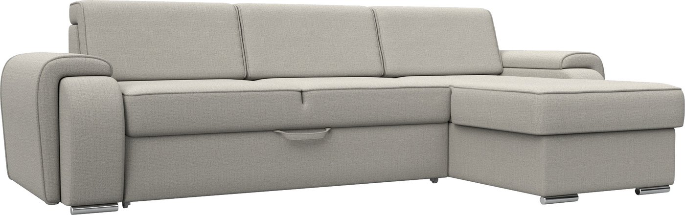 

Угловой диван Лига диванов Лига-025 правый 122887 (рогожка амур бежевый)