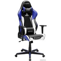 Игровое (геймерское) кресло DXRacer OH/RZ90/INW (белый/черный/синий)