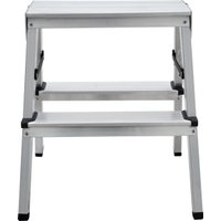 Лестница-стремянка Новая высота алюминиевая двухсторонняя 2x2 (1120202)