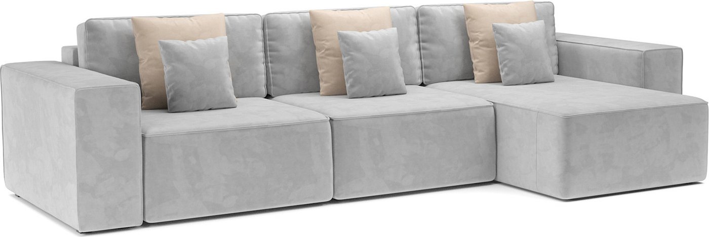 

Угловой диван Мебель-АРС Фессалия правый угол (Vivaldi светло-серый)